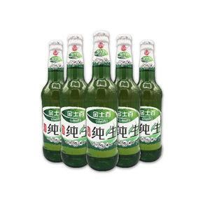 金士百淡爽纯生绿纯500ml*6瓶四平特产金大懵大绿棒子包邮到家