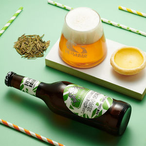斑马精酿 杭州西湖龙井小麦啤酒 330ml*6瓶装 临期