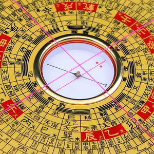 罗盘正品台湾东定7寸9寸全铜三元三合综合盘专业罗盘高精度