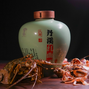 正品丹溪牌红曲黄酒糯米黄酒酒8单瓶手工老酒黄酒15度纯粮2500ml