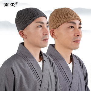 僧帽和尚僧人针织保暖男女居士帽毛线帽僧帽冬僧人尼姑帽子瓜皮帽