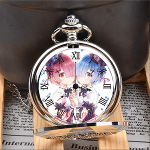 日本购从零开始的异世界雷姆拉姆闹钟怀表手表动漫周边j宅男腐女