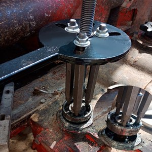 三爪拉马轴承取出器拆卸工具内外轴承滑锤拉马拉拨器万能修车工.