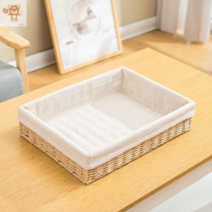 手工柳藤脏衣篮编织大号储物箱杂物框编筐特惠竹篮子布艺收纳筐蓝