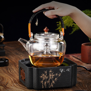 宋艺轩静音电陶炉家用煮茶器电陶炉煮茶套装陶壶煮茶炉功夫茶具