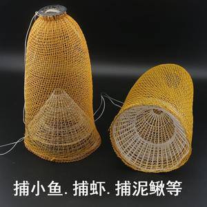 竹编虾笼篓捕虾笼抓鱼工具鱼笼虾网仿竹子编织虾笼黄鳝笼泥鳅笼子