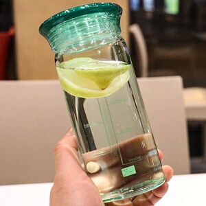 豆浆杯家用便携外带豆浆杯子便携玻璃杯北欧风格豆浆杯家用玻璃装