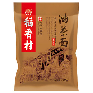 稻香村油茶面500gX2袋 特产传统糕点油炒面北京包装糕点
