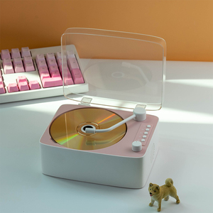 cd机听专辑播放器光盘光碟唱片随身听蓝牙音箱充电外放一体机礼物