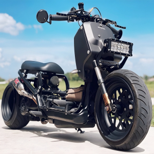 进口本田祖玛踏板车迷你小猴子燃油女士助力车改装低趴电喷摩托车