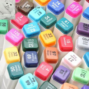 马克笔包邮 代204色之 0号 调色 无色 双头酒精油性 六代touch6