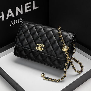 奢侈品大名牌尚古驰正酷奇cucci小香风包包2020新款香纳儿羊皮金