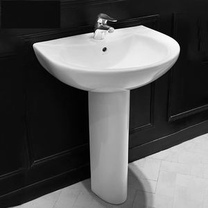 小型落地单独洗手盆柱式卫生间洗脸盆单个厕所洗漱台盆小空间极小