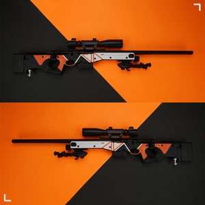 捷鹰awm抛壳软弹狙击枪拉栓儿童玩具吃鸡模型金属爆改超大号cs go