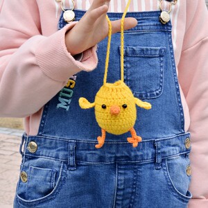手编蛋袋兜兜子端午.鸡蛋袋蛋兜针织同款小鸡蛋袋端阳小鸡袋口
