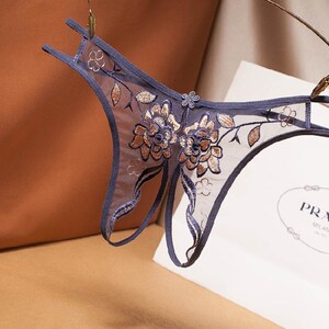 女性丁字裤 露阴毛内裤女性惑激情调情套装内裤女性惑床上透明