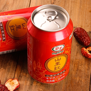 山里红山楂红枣苹果复合果汁310ml*16瓶整箱装饮料开胃解腻