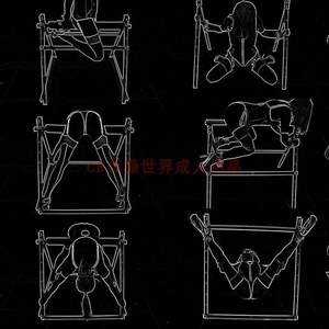 sm道具情趣用品捆绑束缚k9刑具调教女奴铁木马开腿固定拘束架另类
