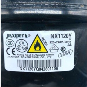 原装jiaxipera加西贝拉压缩机nx1120y冰箱压缩机r600a制冷