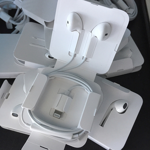 99新未使用iphone11pro max拆机原装苹果耳机转接头圆头x/xr扁口