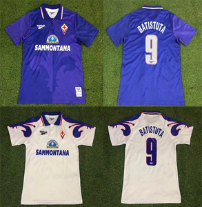 95-96意甲佛罗伦萨复古球衣巴蒂斯图塔 帕达利诺科斯塔经典主客场