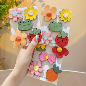 儿童魔术贴刘海贴不伤发宝宝发帖碎发整理神器发卡发粘婴儿发饰