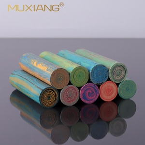 德国进口坎伯兰硫化橡胶棒烟斗烟嘴彩色斗柄料咬嘴头石楠木男配件