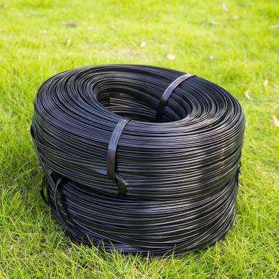 农用温室大棚压膜绳子高强度黑色pe压j膜扁子带韧性高平塑料托