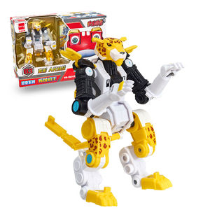 百逸动漫快乐酷宝3变形玩具蛙王酷宝机器人套装组合赤焰蛙宝6寸