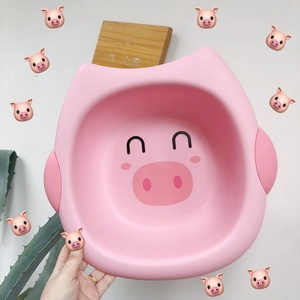 日本n购韩国ins少女心软萌粉色卡通童趣可爱小猪洗脸盆宿舍小号学