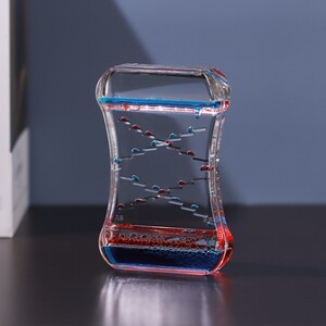 沙漏计时器儿童防摔流沙瓶摆件液体网红卡通创意学习时间一套油滴