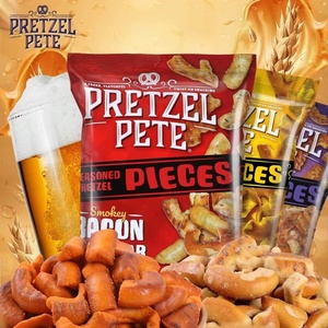 美国pretzel培珀莉烟熏干酪肉桂红糖蜂蜜芥末洋葱味烤面包脆饼干