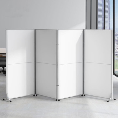 屏风卧室遮挡家用方便室内大客厅可移动伸缩隔断带轮子活动办公室