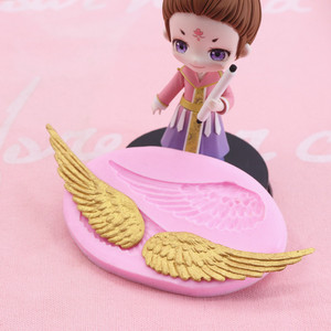 超轻粘土diy天使恶魔翅膀羽毛硅胶模具翻糖蛋糕装饰软陶手办翅膀