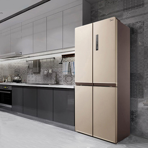 midea/美的 bcd-468wtpm(e)十字对开四开门冰箱家用节能变频超薄