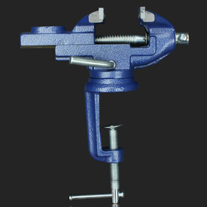 小型台虎钳家用工作台配件小台钳桌钳夹具木工夹床迷你固定平口钳