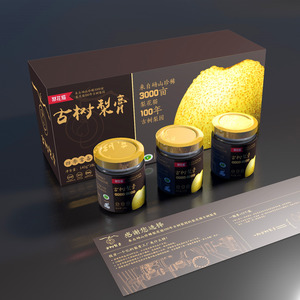 140g*3瓶梨花猫古树梨膏狸花猫秋梨膏宝宝儿童润喉糖孕妇冰糖雪梨