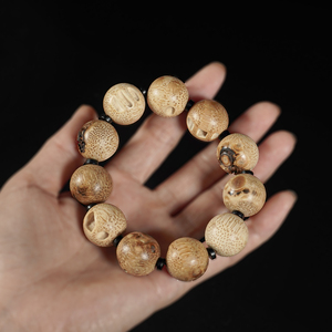 艺竹情竹根手串竹根雕手串男盘玩手串女佛珠手串手持念珠手串文玩