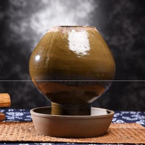 倒扣坛子土陶腌菜坛家用梅干菜大头菜密封罐倒扑坛倒罐