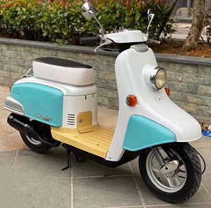 进口本田52期火车龟49cc复古小公主50省油小龟燃油踏板助力摩托车