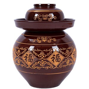 大容量泡菜坛子家用土陶瓷腌菜老式大码密封大口加厚商用酸菜坛子