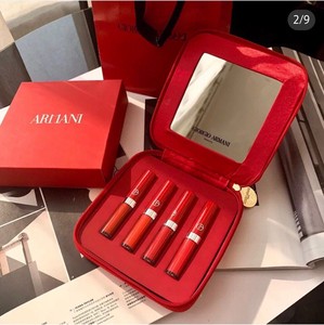 阿玛尼 armani 唇彩 唇蜜 唇釉 口红中样套盒 400 401 402 405