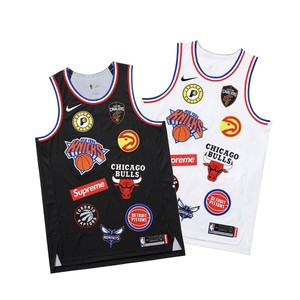 supreme x nba三方联名官方正品 球队球衣篮球服 jr史密斯94号
