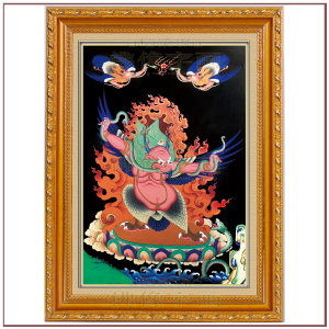 福慧道密宗护法大鹏金翅鸟结缘藏传佛教密宗坛城咒轮佛像唐卡45