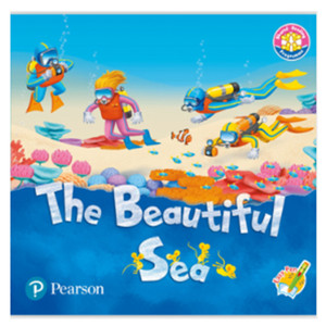 培生英语儿童分级阅读level1 THE BEAUTIFUL SEA 英文原版 朗文Mice趣鼠系列启蒙绘本 中级/四鼠