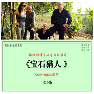 探险频道全球寻宝纪录片《宝石猎人》抖音短视频解说素材