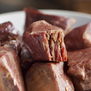 平凉红牛旭康清真五香卤牛心独立包装小零食美味即食食品卤味美食