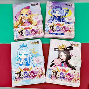 叶罗丽磁扣本创意卡通可爱高颜值精美动漫周边学习文具记事本手账本