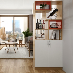 实木入户玄关门厅柜定制衣帽柜鞋柜一体家用装饰储物柜收纳置物柜