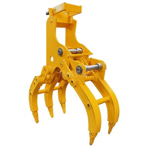 日本购加工生产挖机g机械式抓木器液压旋转抓钢机2 3抓石器各种